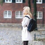 white oversized coat