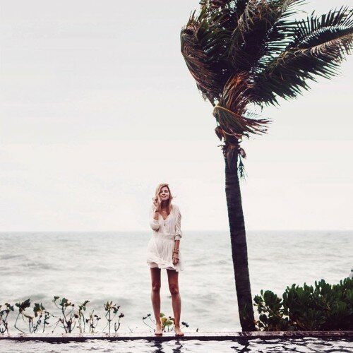 stormy today infinitipool atthebeach fashionbloggerde germanblogger stormy volcom volcomwomens